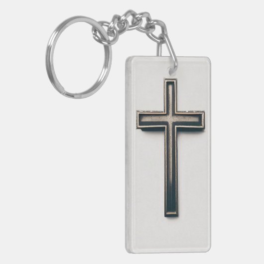 Porte-clés Croix religieuse (Devant gauche)