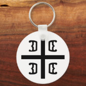 Porte-clés Croix serbe (Recto)