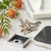 Porte-clés Croix sur la plus ancienne église, San Miguel, Pèr (Côté)