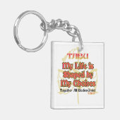 Porte-clés Croix TABOUE de porte - clé (Devant gauche)