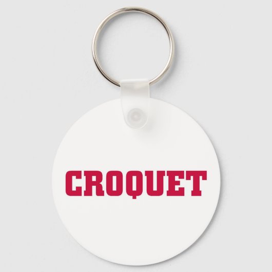Porte-clés Croquet (Recto)