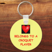 Porte-clés croquet (Recto)