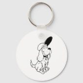 Porte-clés Croquis de chien (Recto)