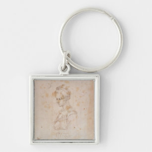 Porte-clés Croquis W.41 d'une femme