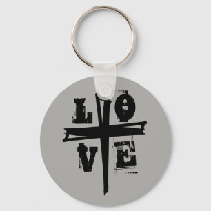 Porte-clés CROSS amusant avec LOVE letting  