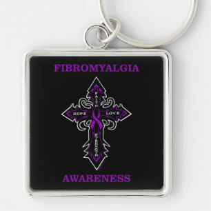 Porte-clés Cross/Awareness...Porte - clé Fibro