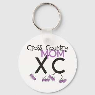 Porte-clés Cross Country Mom - Cross Country Runner Mother