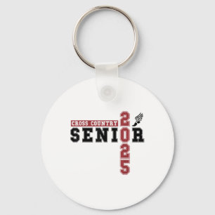 Porte-clés Cross Country Senior Night Senior Graduation 2025