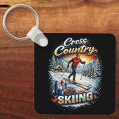 Porte-clés Cross Country Skiing (Recto)