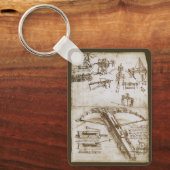 Porte-clés Crossbow Arme géante de Léonard de Vinci (Recto)