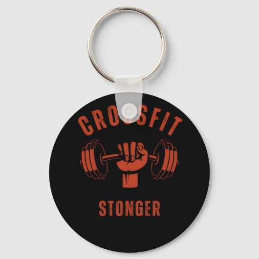 Porte-clés CrossFit Stronger--Power & Strength Mindset (Recto)