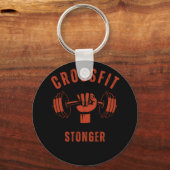 Porte-clés CrossFit Stronger--Power & Strength Mindset (Recto)