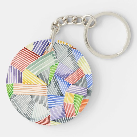 Porte-clés Crosshatch Quilt I (Dos)