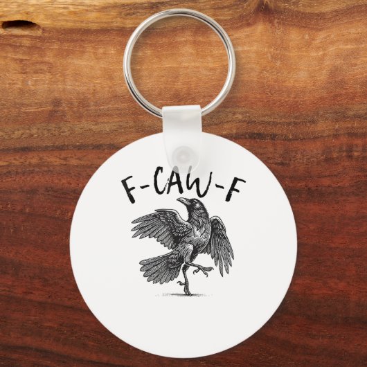 Porte-clés Crow, F-Caw-F Funny Bird (Recto)