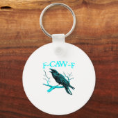 Porte-clés Crow F-Caw-F Funny Bird Retro (Recto)