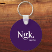 Porte-clés Crowley Ngk (Recto)