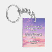 Porte-clés Croyance Empath Citation d'encouragement positif (Devant gauche)