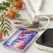 Porte-clés Croyez en la magie hivernale - Porte - clé Cabine (Devant droit)
