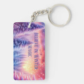 Porte-clés Croyez en la magie hivernale - Porte - clé Cabine (Dos)