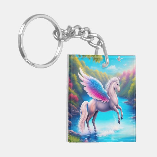 Porte-clés Croyez En Le Merveilleux (Pegasus) (Devant gauche)