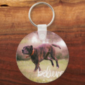Porte-clés Croyez en votre chien (Recto)
