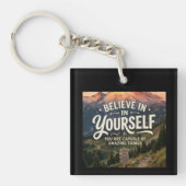 Porte-clés Croyez en vous-même (Devant)