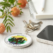 Porte-clés Croyez en vous-même | Bigfoot Coucher de soleil vi (Côté)