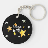 Porte-clés Croyez En Vous - Porte - clé Acrylique Inspiration (Dos)