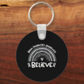 Porte-clés Croyez Mois de sensibilisation aux déficiences cér (Recto)