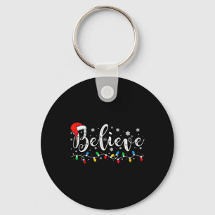 Porte-clés Croyez Noël Père Noël Pajamas Famille Reuni