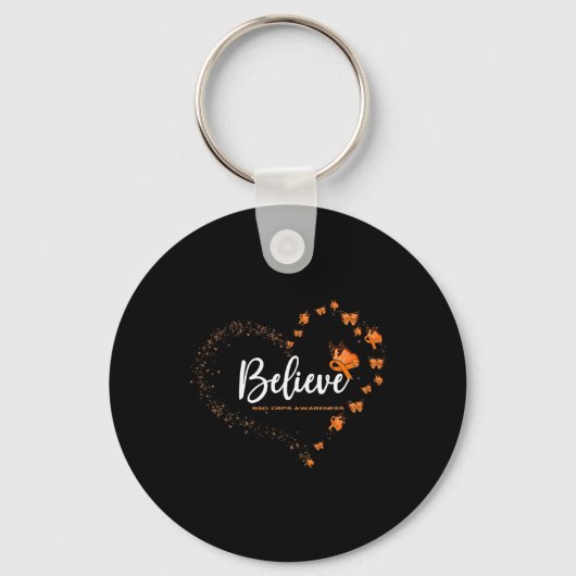 Porte-clés Crps Rsd Sensibilisation Papillon Croire (Recto)