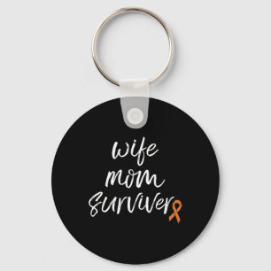 Porte-clés Crps Sensibilisation Orange Ribbon Femme Survivant