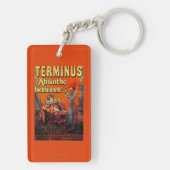 Porte-clés Cru PosterEurope d'absinthe de terminus (Dos)