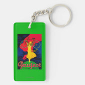 Porte-clés Cru PosterEurope de bicyclette de Peugeot (Dos)