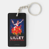 Porte-clés Cru PosterEurope de Lillet de kinas (Dos)