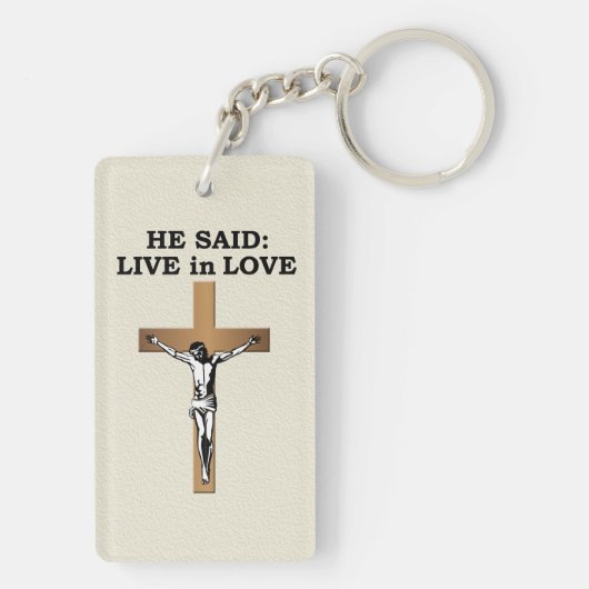 Porte-clés Crucifix (Dos)