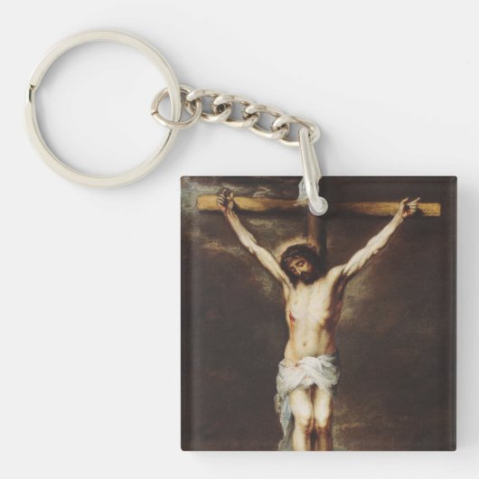 Porte-clés Crucifixion par Bartolome Esteban Murillo (Devant)