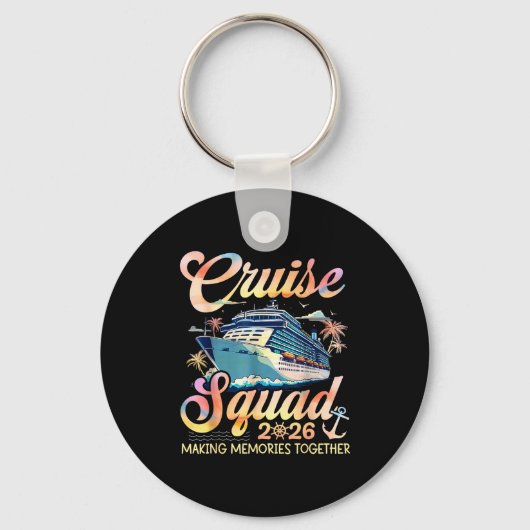 Porte-clés Cruise Squad 2026 Family Group Matching Summer Vac (Recto)