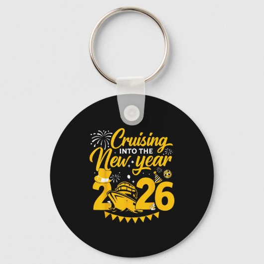 Porte-clés Cruising Into 2026 New Years Eve Matching Family C (Recto)
