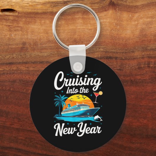 Porte-clés Cruising Into 2026 New Years Eve Party Matching Fa (Recto)