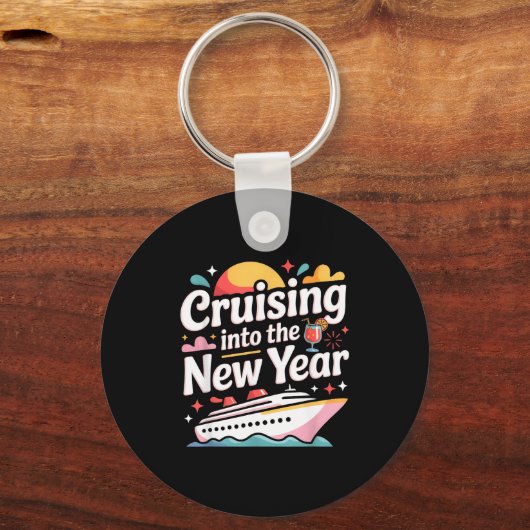 Porte-clés Cruising Into 2026 New Years Eve Party Matching Fa (Recto)