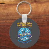 Porte-clés Cruising Into The New Year 2026 Fun New Year's Eve (Recto)