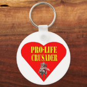 PORTE-CLÉS CRUSADER ANTI-AVORTEMENT (Recto)