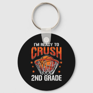 Porte-clés Crush 2nd Grade Bysketbyll Byck To School Boys Kid