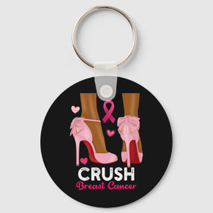 Porte-clés Crush Cancer Du Sein En Octobre Nous Portons Rose 