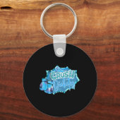 Porte-clés Crush Diabetes Blue Boxer Gants Diabète Sensiene (Recto)