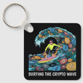 Porte-clés Crypto de surf (Recto)