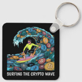 Porte-clés Crypto de surf (Dos)