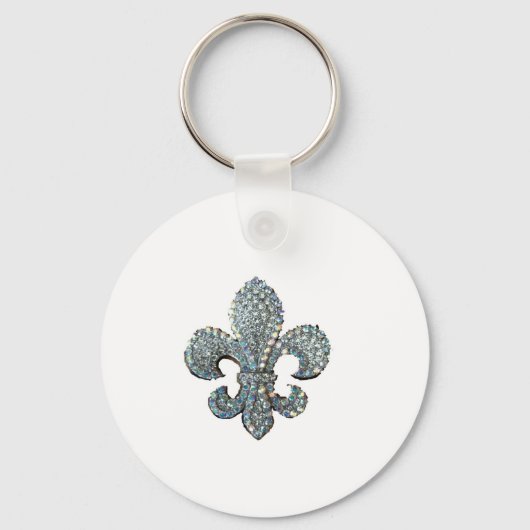 PORTE-CLÉS CRYSTAL FLEUR DE LIS (Recto)