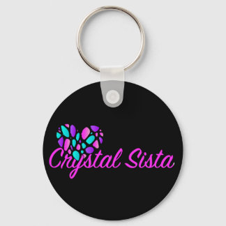 Porte-clés Crystal Sista Porte - clé rose chaud